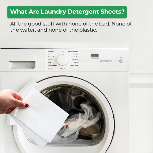 Planet Earth Suds Laundry Detergent Sheets Travel Laundry Detergent Strips Washer Washing Soap Sheets - Eco-Friendly Hypoallergenic Zero Waste No Plastic - Image 7